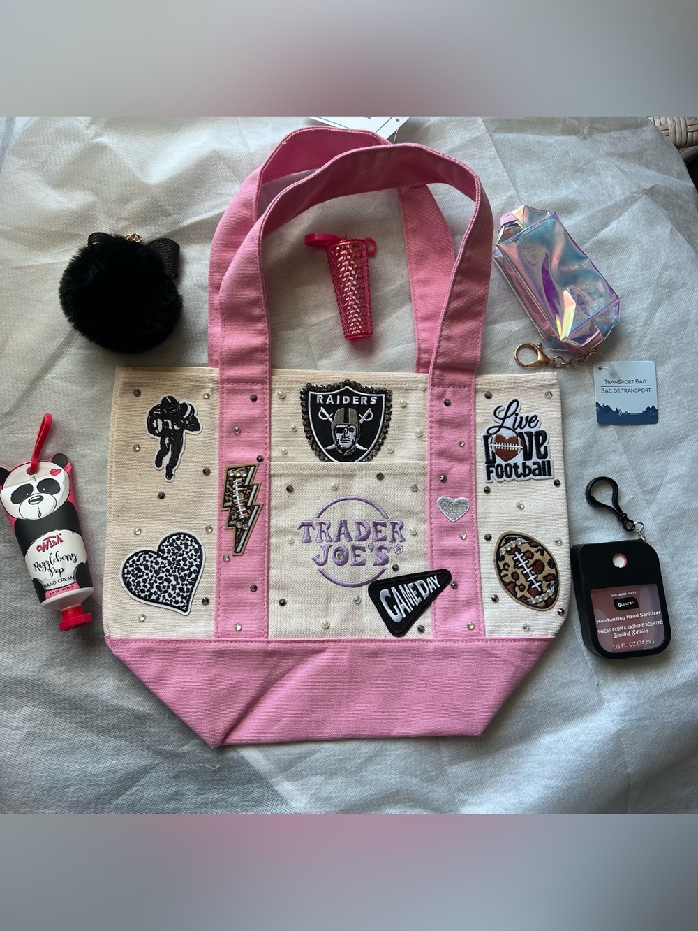 NWT Las Vegas Raiders Game Day Tote | Custom Treader Joe’s Mini Tote Canvas